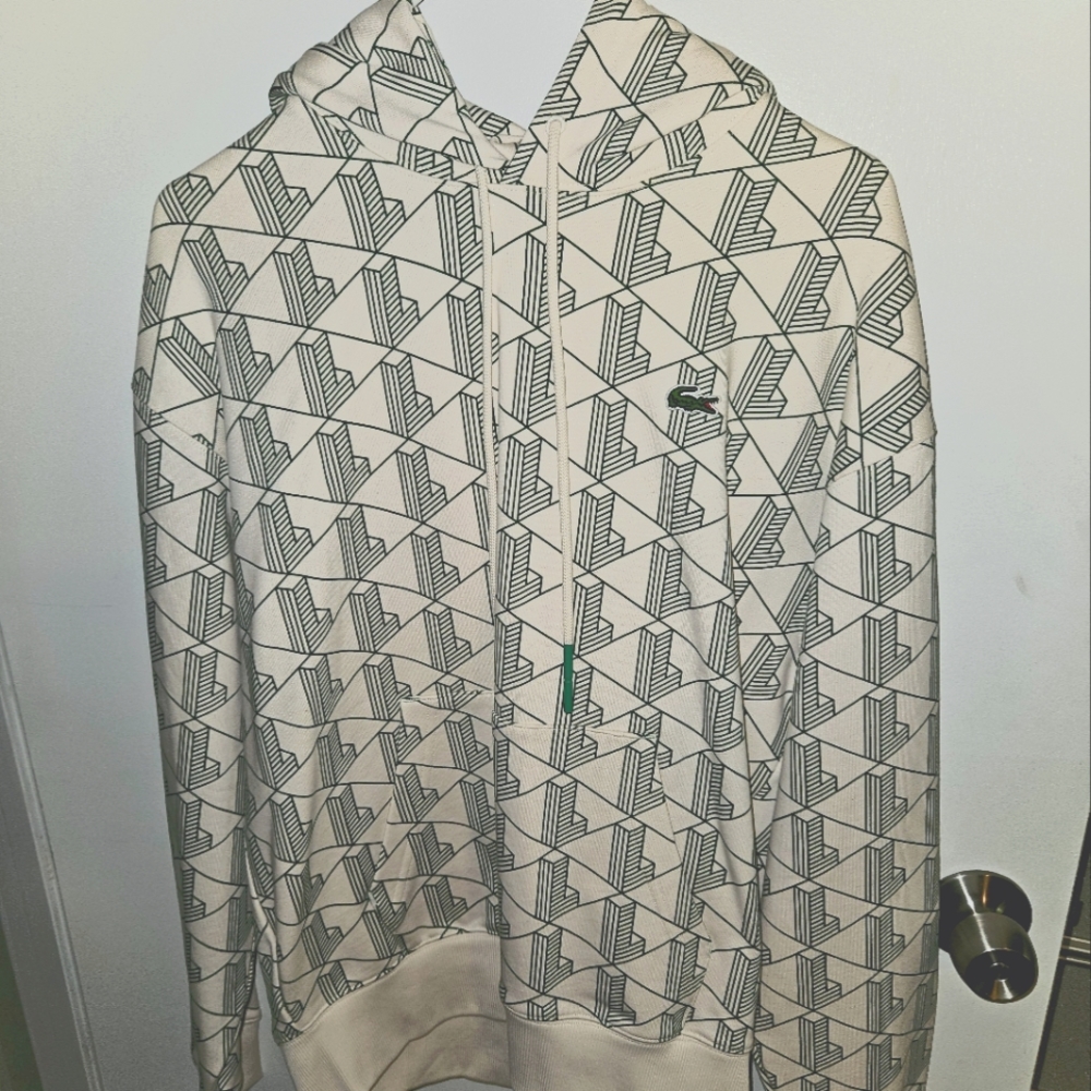 Lacoste monogram hoodie